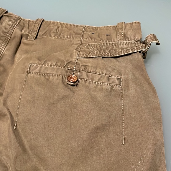 Hickey Olive Copper Button Down Adjustable Pant 32 W 33 L - Picture 14 of 16